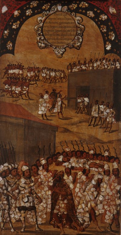 The Conquest of Mexico. Plate XVII by Miguel Gonzales